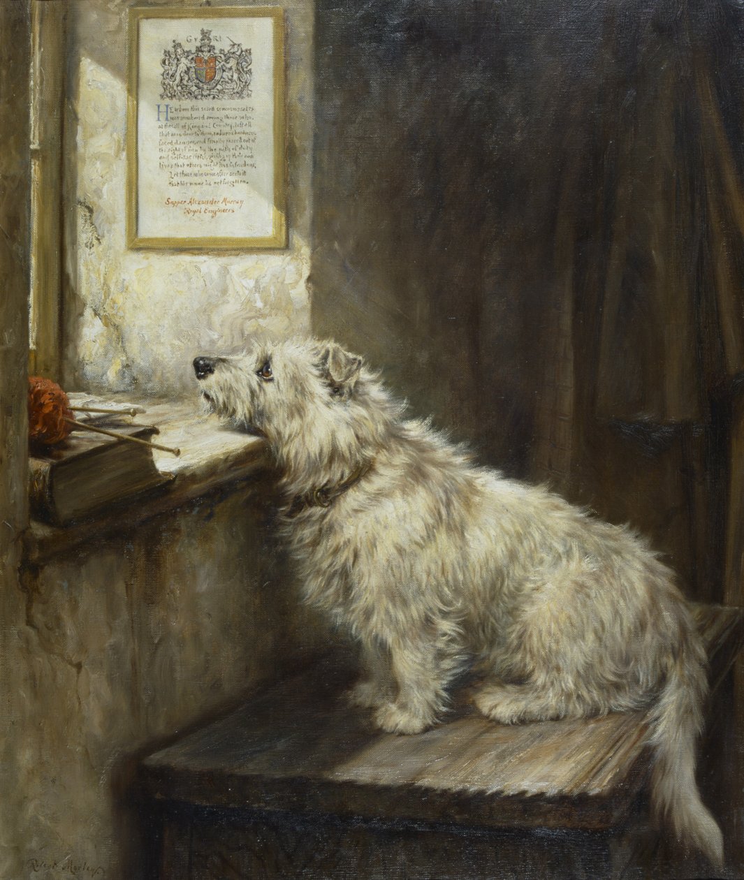 Komt hij terug?, ca. 1918 door Robert Morley