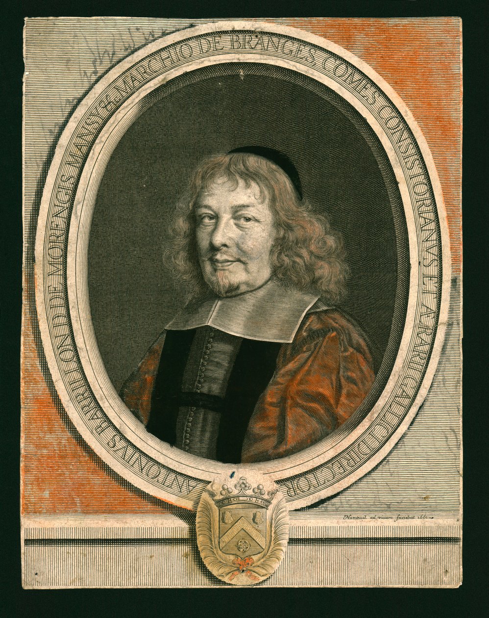 Antoine Barrillon de Morangis, ca. 1661 door Robert Nanteuil