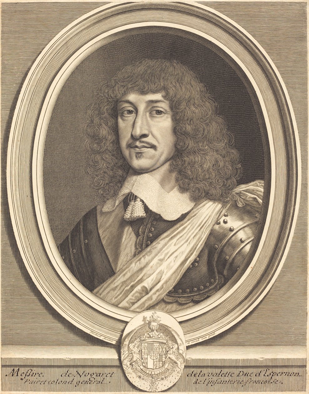 Bernard, hertog van Épernon door Robert Nanteuil