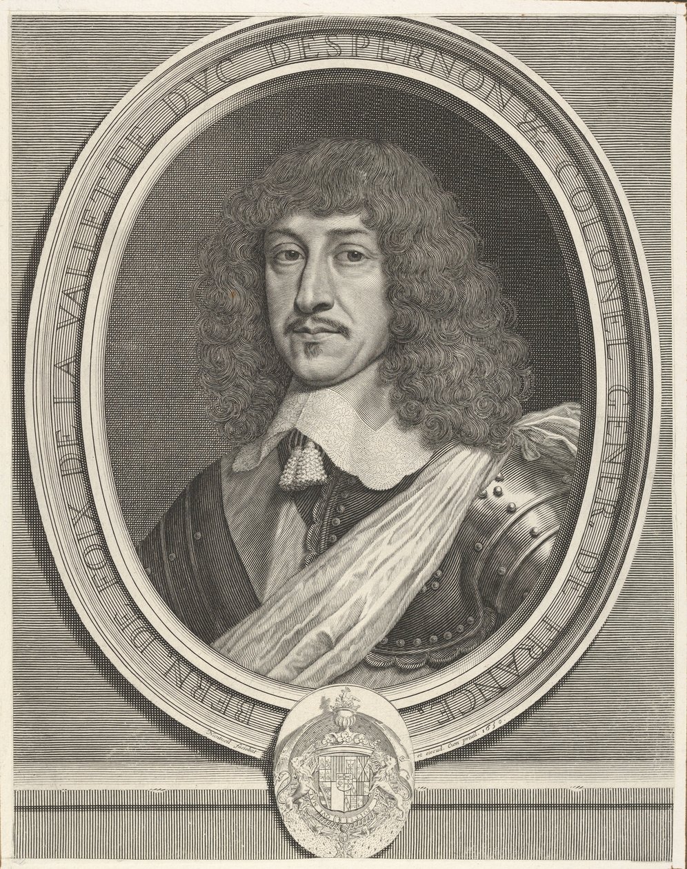 Bernard de Foix de La Valette hertog van Epernon door Robert Nanteuil