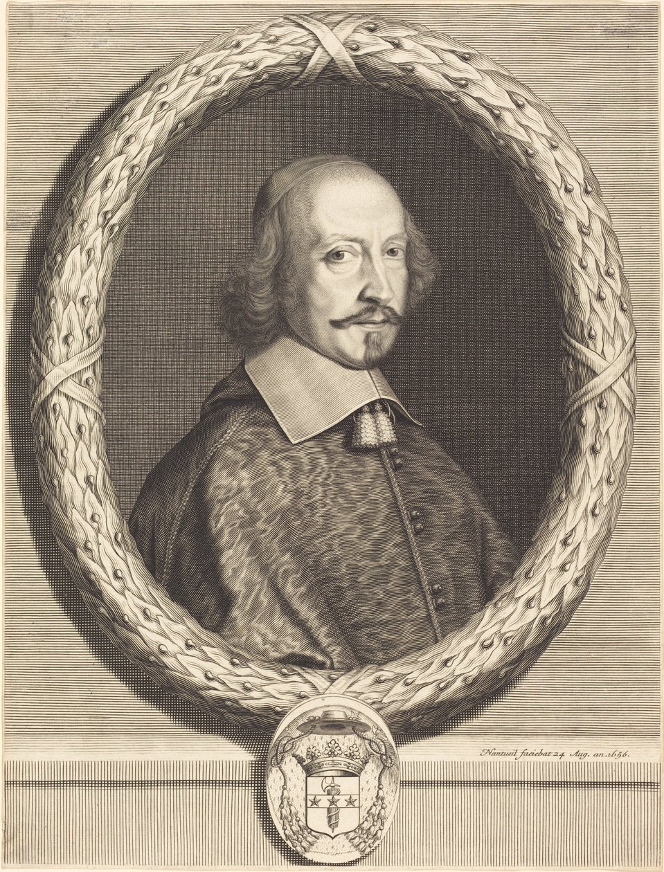 Kardinaal Jules Mazarin door Robert Nanteuil