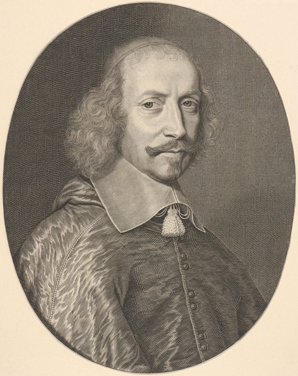 Kardinaal Jules Mazarin door Robert Nanteuil