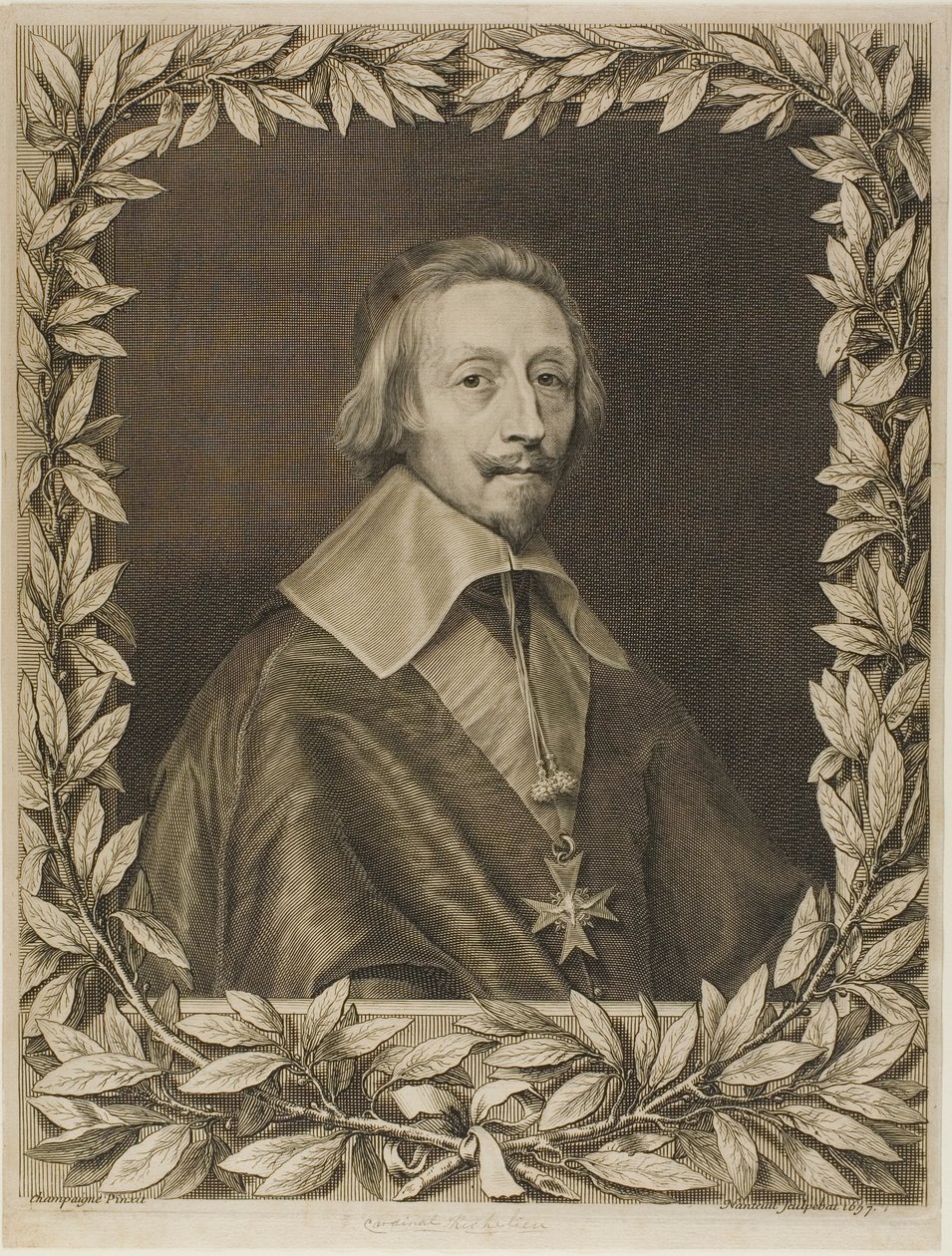 Kardinaal Richelieu door Robert Nanteuil