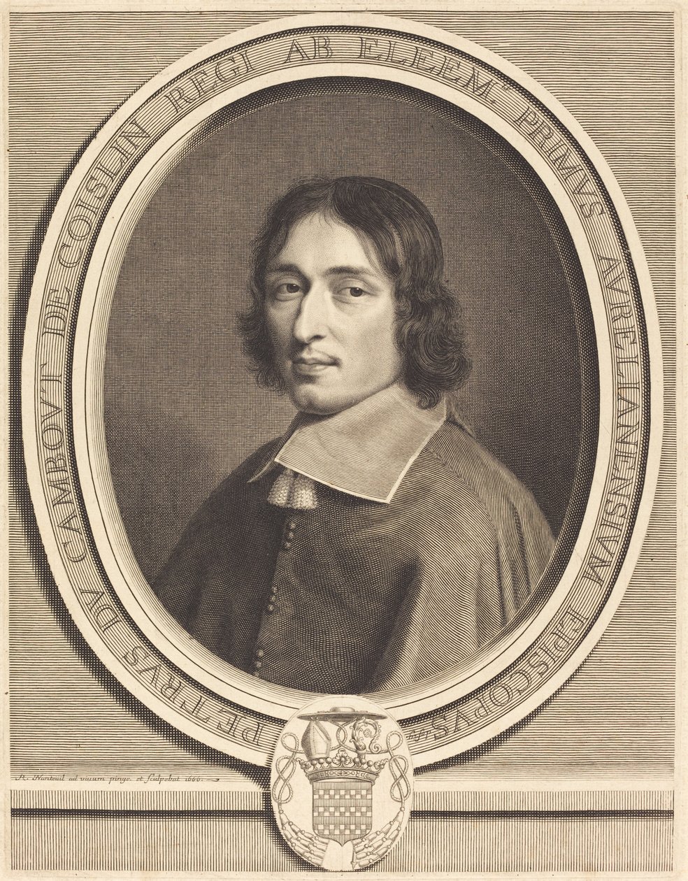 Kardinaal de Coislin door Robert Nanteuil