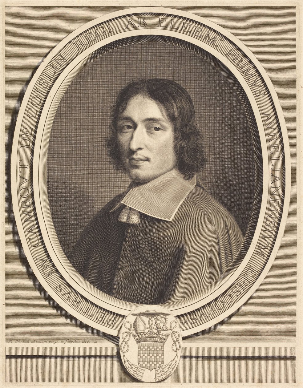 Kardinaal de Coislin door Robert Nanteuil