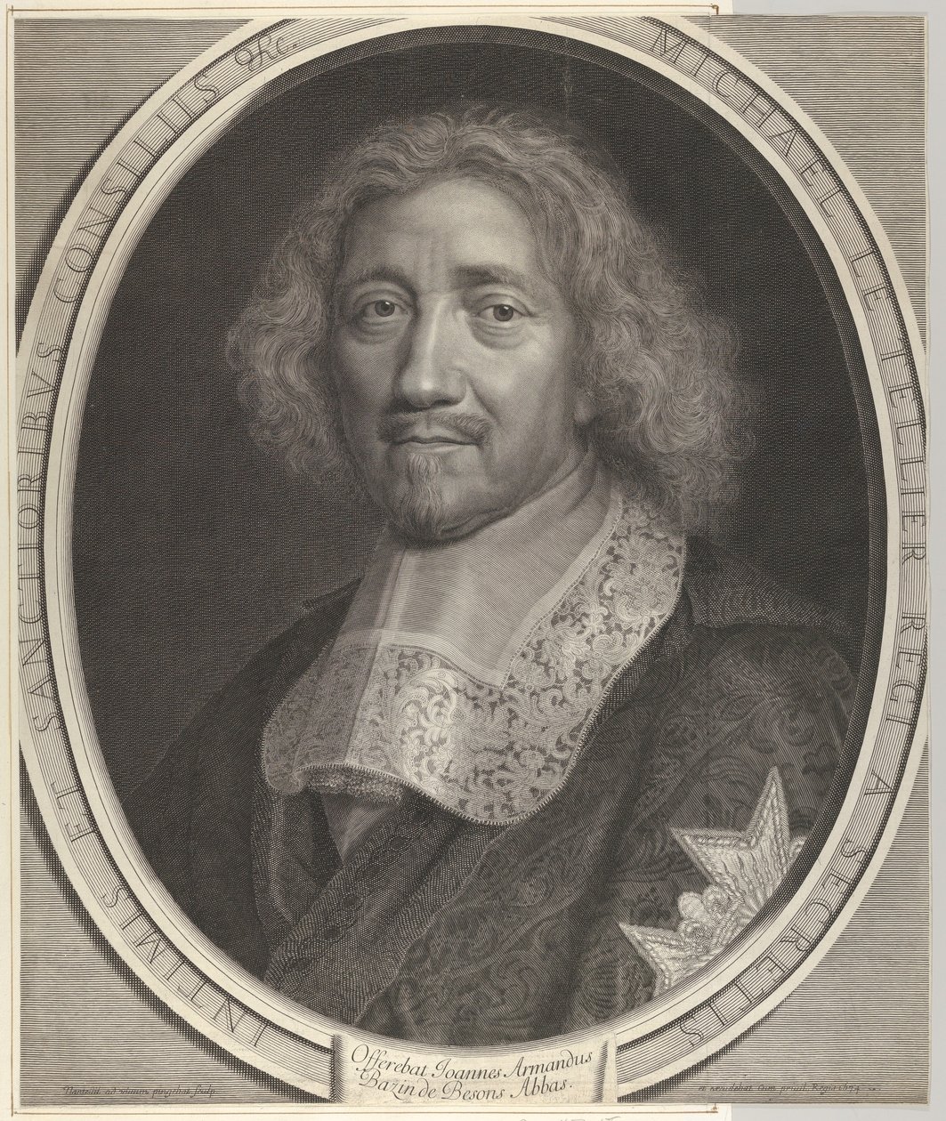 Kanselier Michel IV Le Tellier door Robert Nanteuil