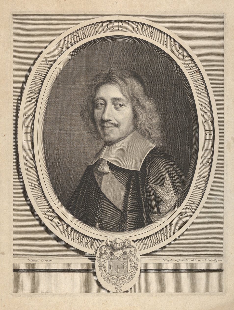 Kanselier Michel IV Le Tellier door Robert Nanteuil
