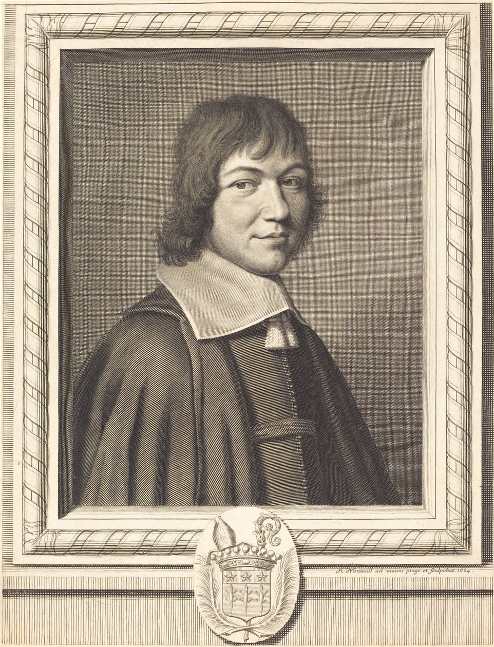 Charles-Maurice Le Tellier door Robert Nanteuil