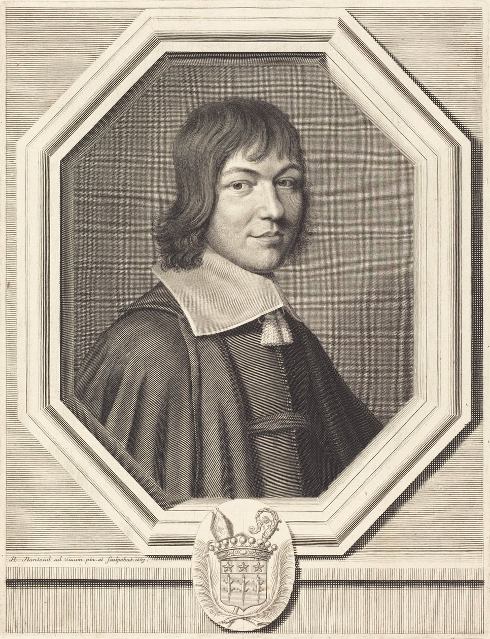 Charles-Maurice Le Tellier door Robert Nanteuil