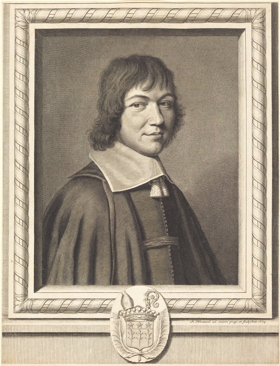 Charles-Maurice Le Tellier door Robert Nanteuil
