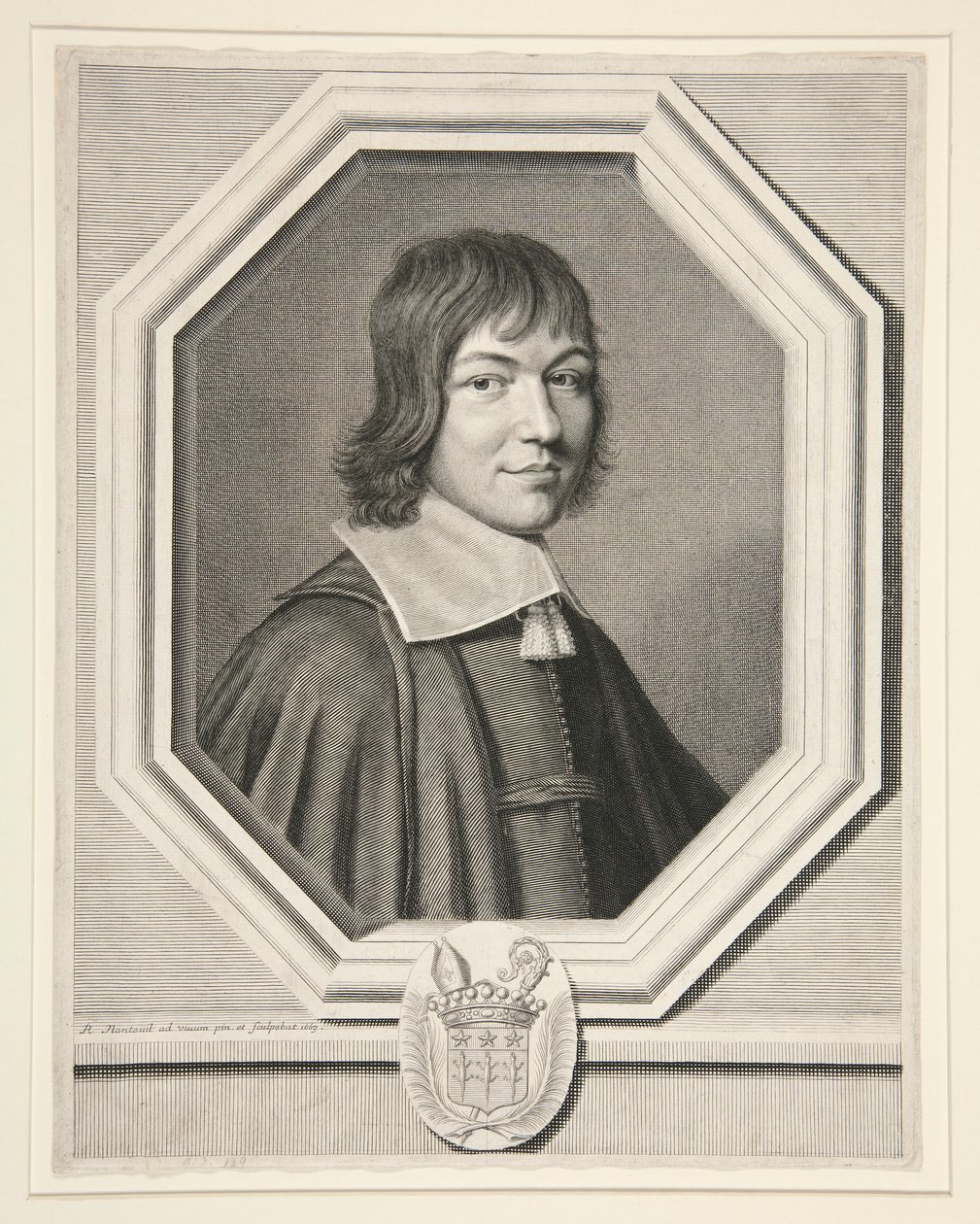 Charles-Maurice Le Tellier, Aartsbisschop van Reims (1642-1710) door Robert Nanteuil