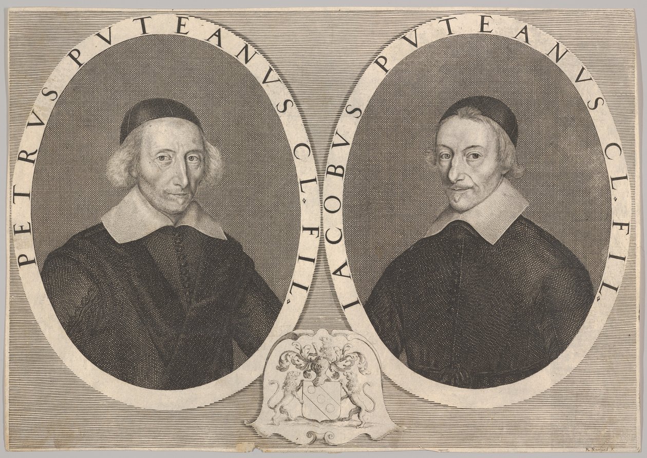 Dubbelportret van Pierre en Jacques Dupuy door Robert Nanteuil