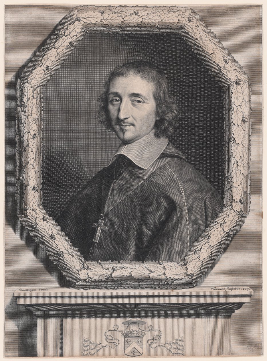 Ferdinand de Neufville, bisschop van Chartres (1608-1690) door Robert Nanteuil