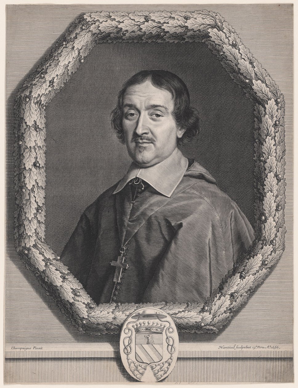 François Servien, bisschop van Bayeux (1598-1659) door Robert Nanteuil