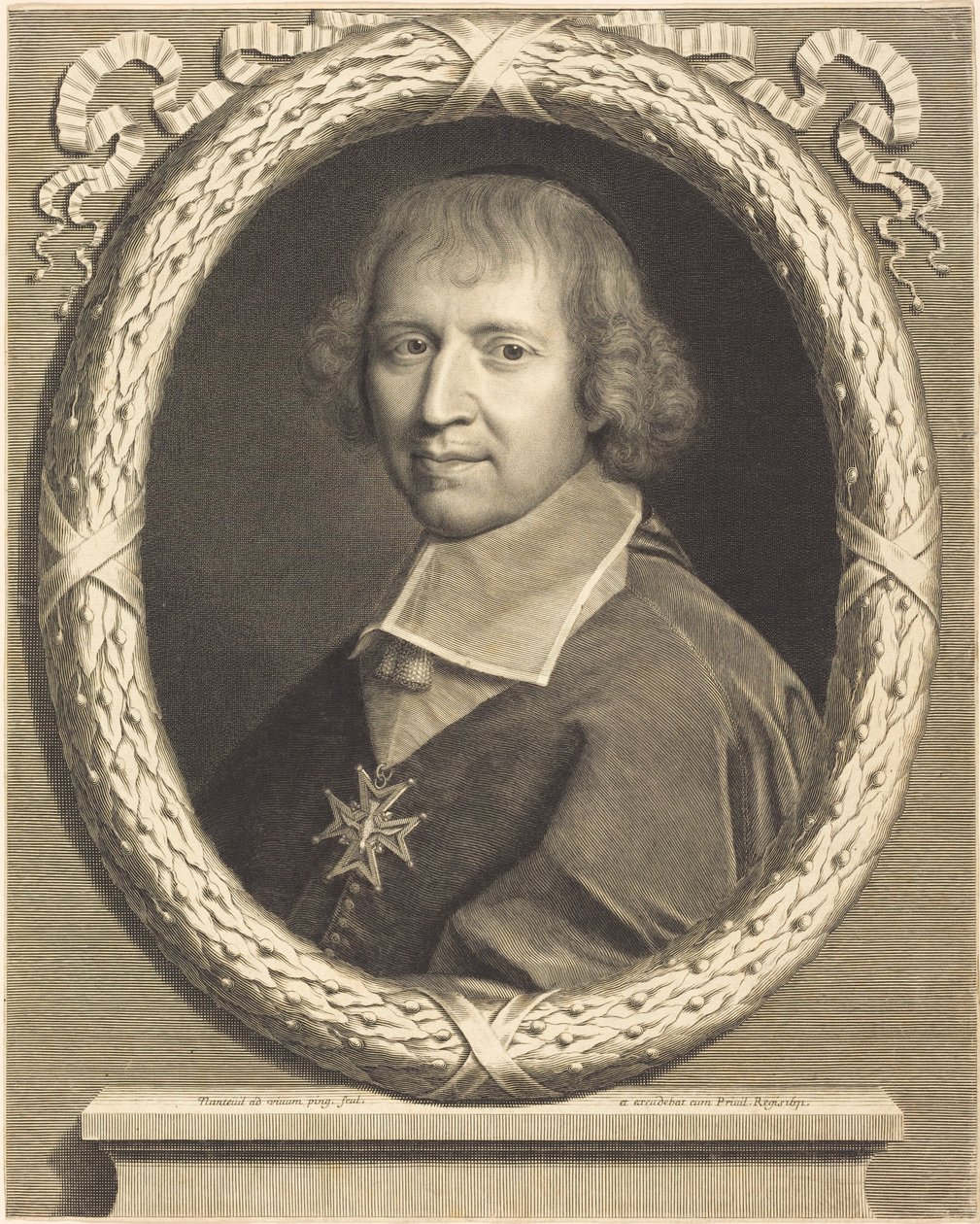 François de Harlay door Robert Nanteuil