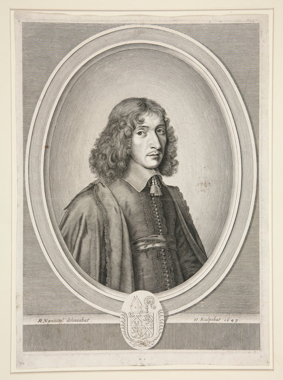 François Molé, Abt van Sainte-Croix de Bordeaux, vervolgens Meester van Verzoeken (1625-1712) door Robert Nanteuil