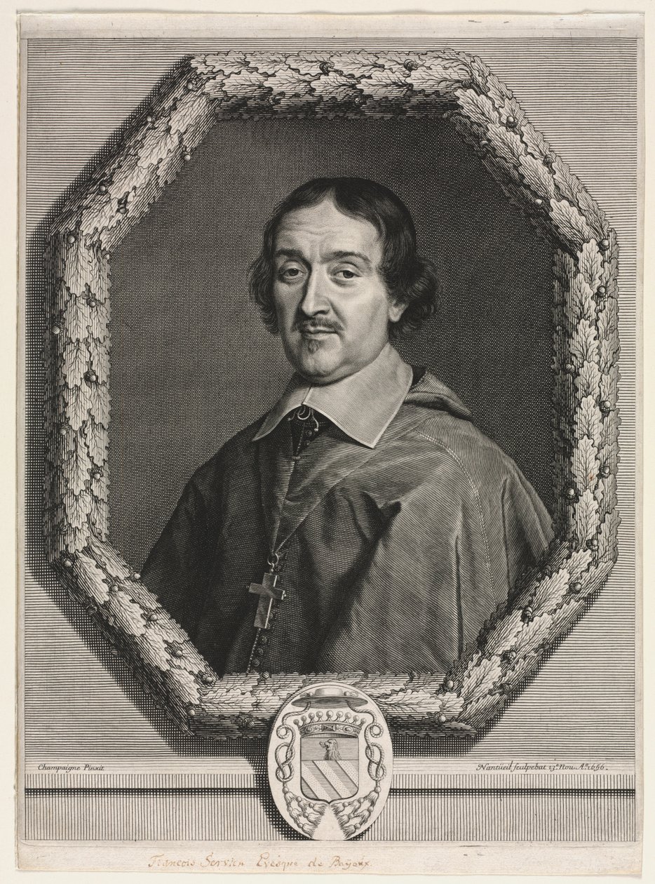 François Servien, bisschop van Bayeux, 1656 door Robert Nanteuil