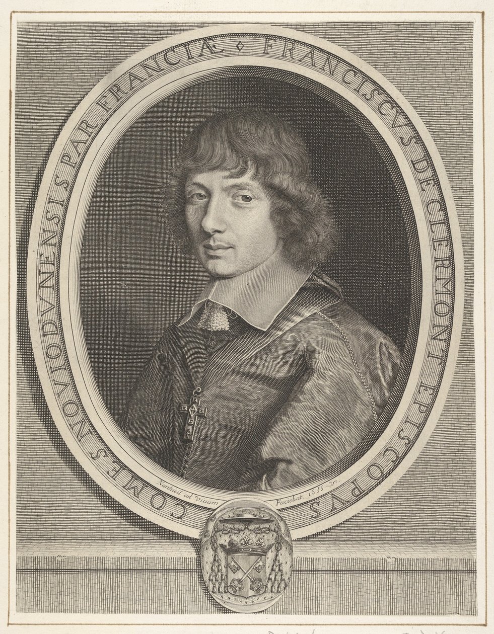 François de Clermont-Tonnerre, ca. 1655 door Robert Nanteuil