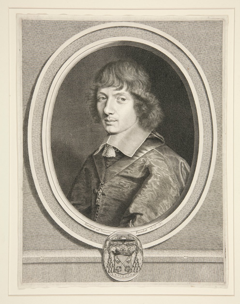 François de Clermont-Tonnerre, bisschop van Noyon (1629-1701) door Robert Nanteuil