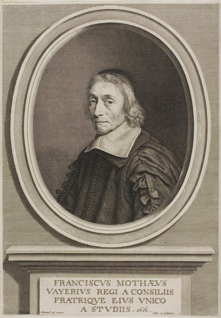 François de la Mothe le Vayer door Robert Nanteuil