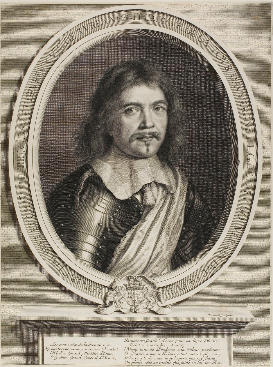 Frederic-Maurice Duc de Bouillon door Robert Nanteuil