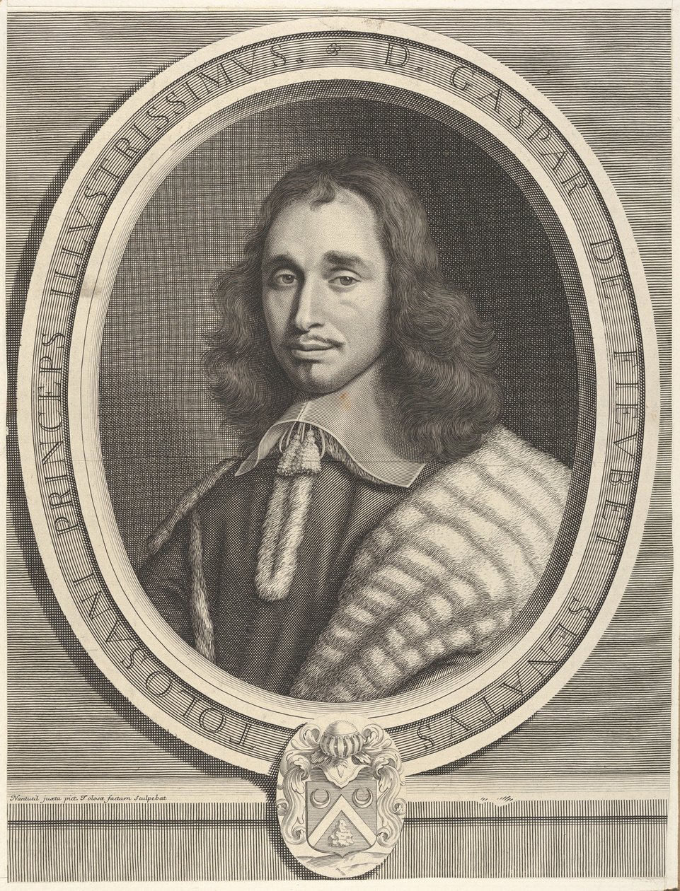 Gaspard de Fieubet, ca. 1654 door Robert Nanteuil