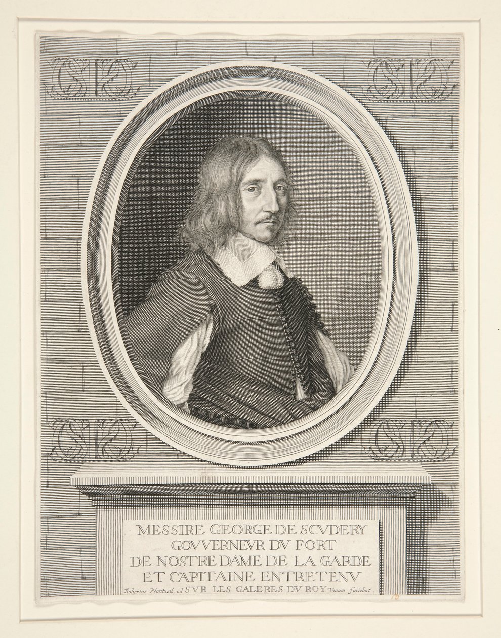 Georges de Scudéry, auteur, lid van de Academie (1601-1668) door Robert Nanteuil