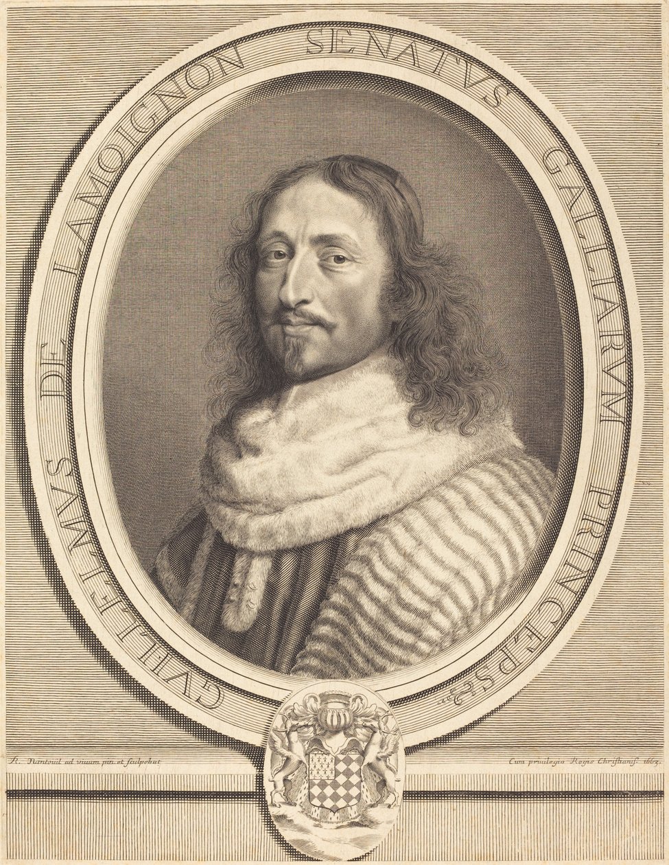 Guillaume de Lamoignon door Robert Nanteuil