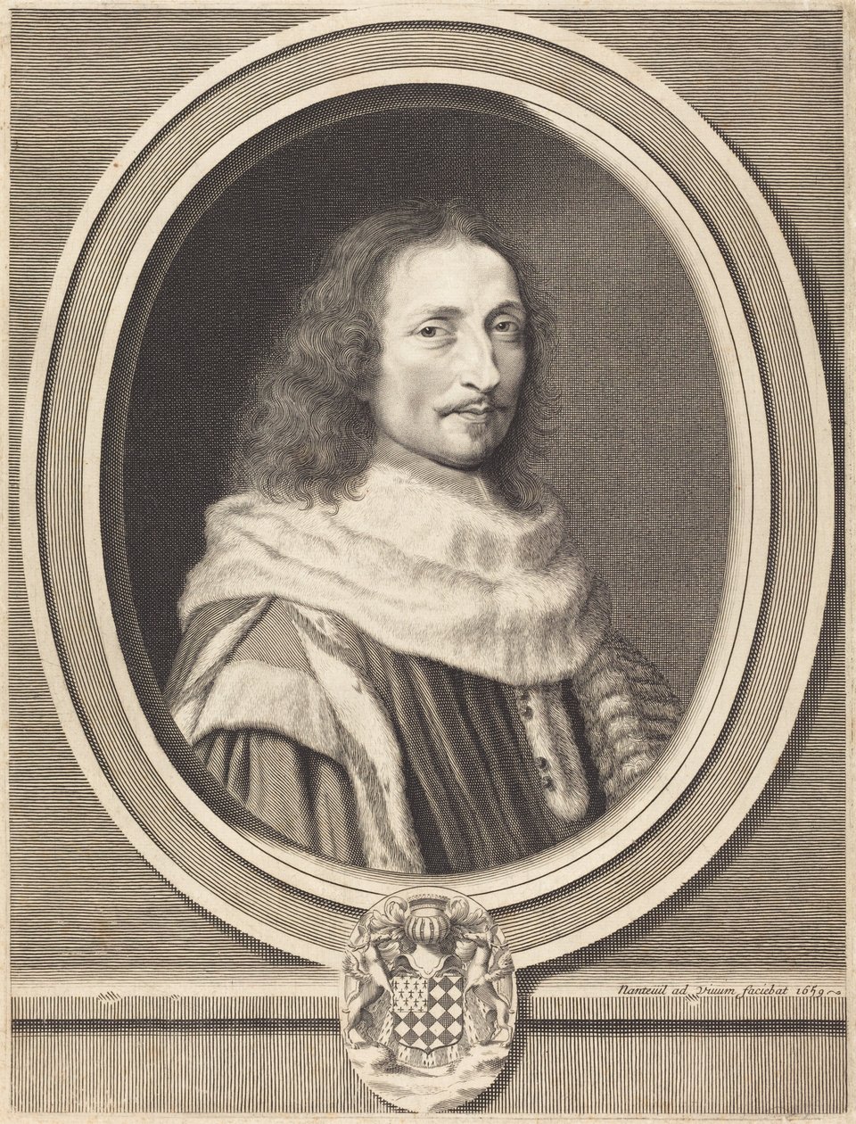 Guillaume de Lamoignon door Robert Nanteuil