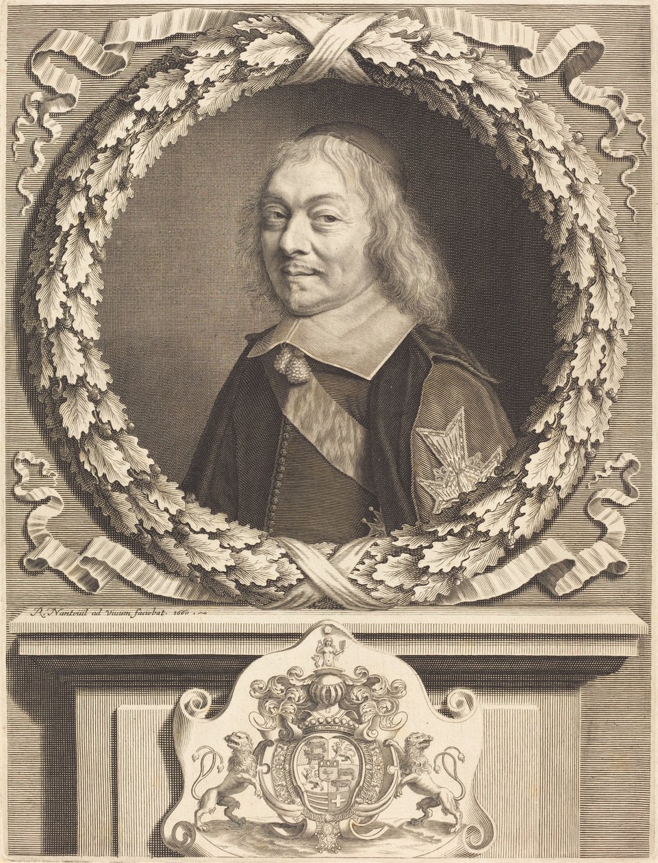 Henri-Auguste, Graaf van Brienne door Robert Nanteuil