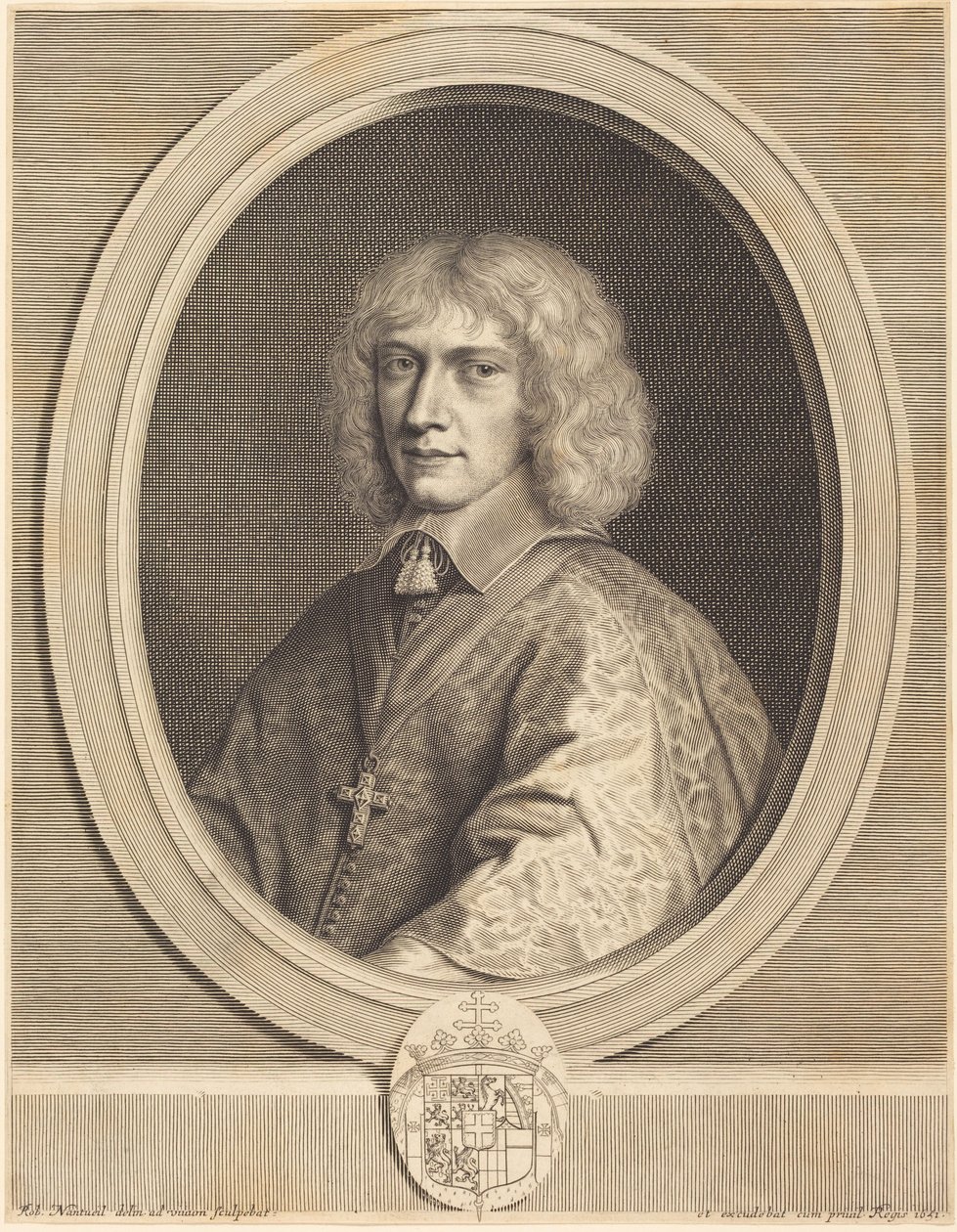 Henri II, hertog van Nemours door Robert Nanteuil