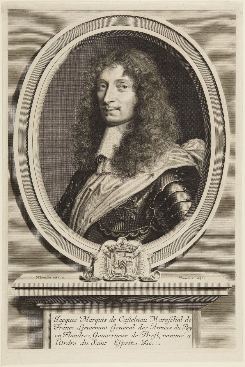 Jacques, markies van Castelnau - 1658 door Robert Nanteuil
