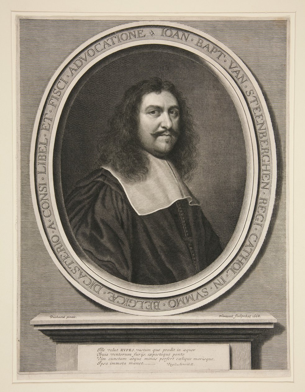 Jean Baptiste van Steenberghen, adviseur van de koning in de Raad van Vlaanderen door Robert Nanteuil