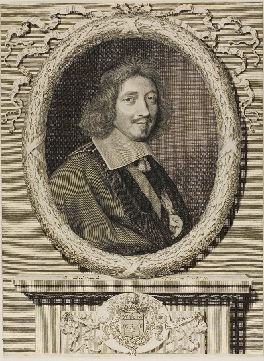 De Kanselier le Tellier door Robert Nanteuil