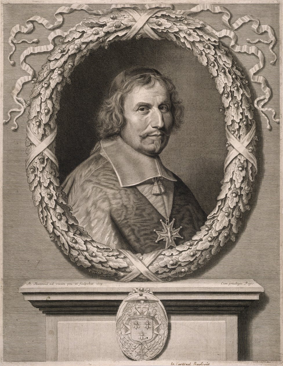 Kardinaal Antoine Barberin door Robert Nanteuil