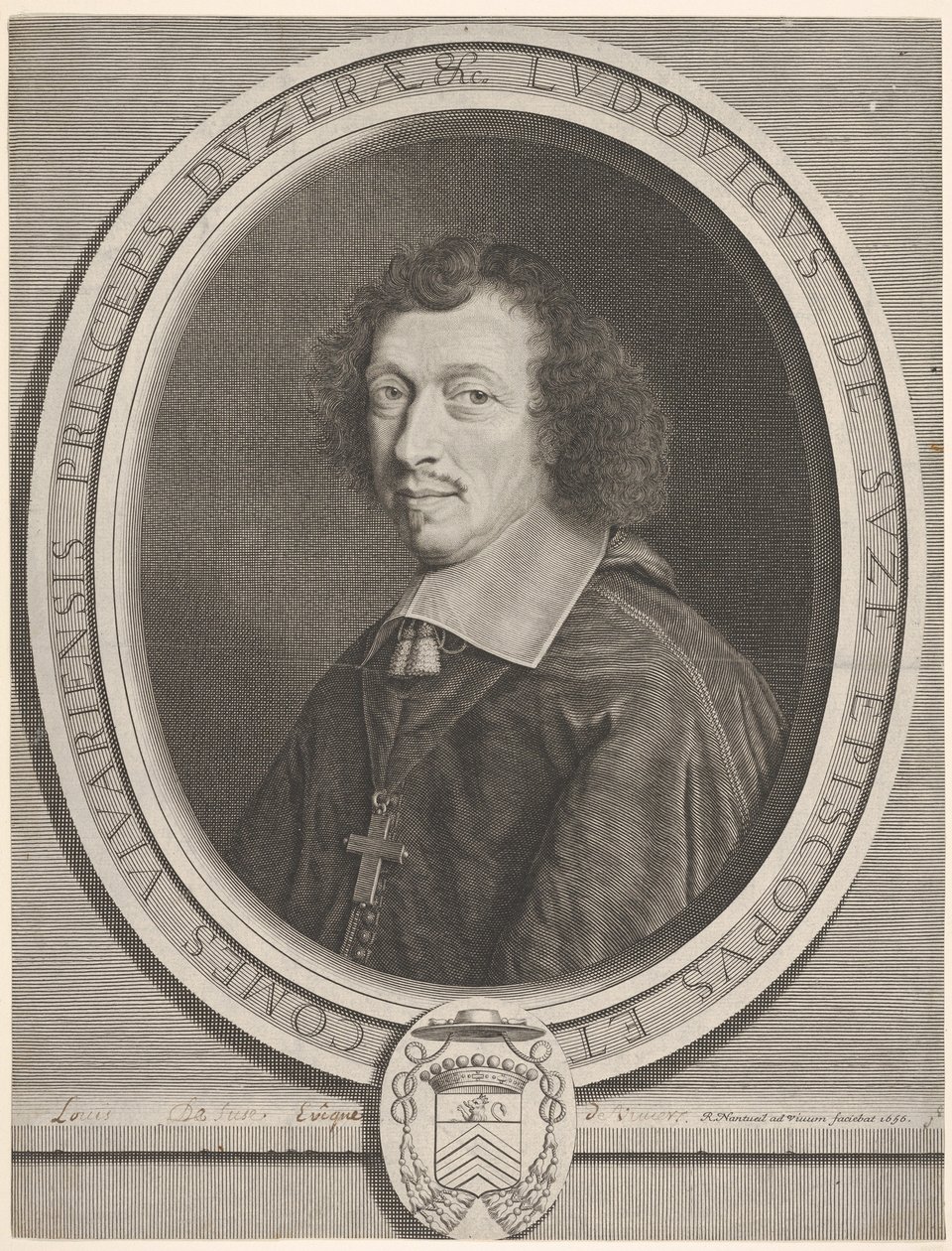 Louis-François de La Baume de Suze door Robert Nanteuil