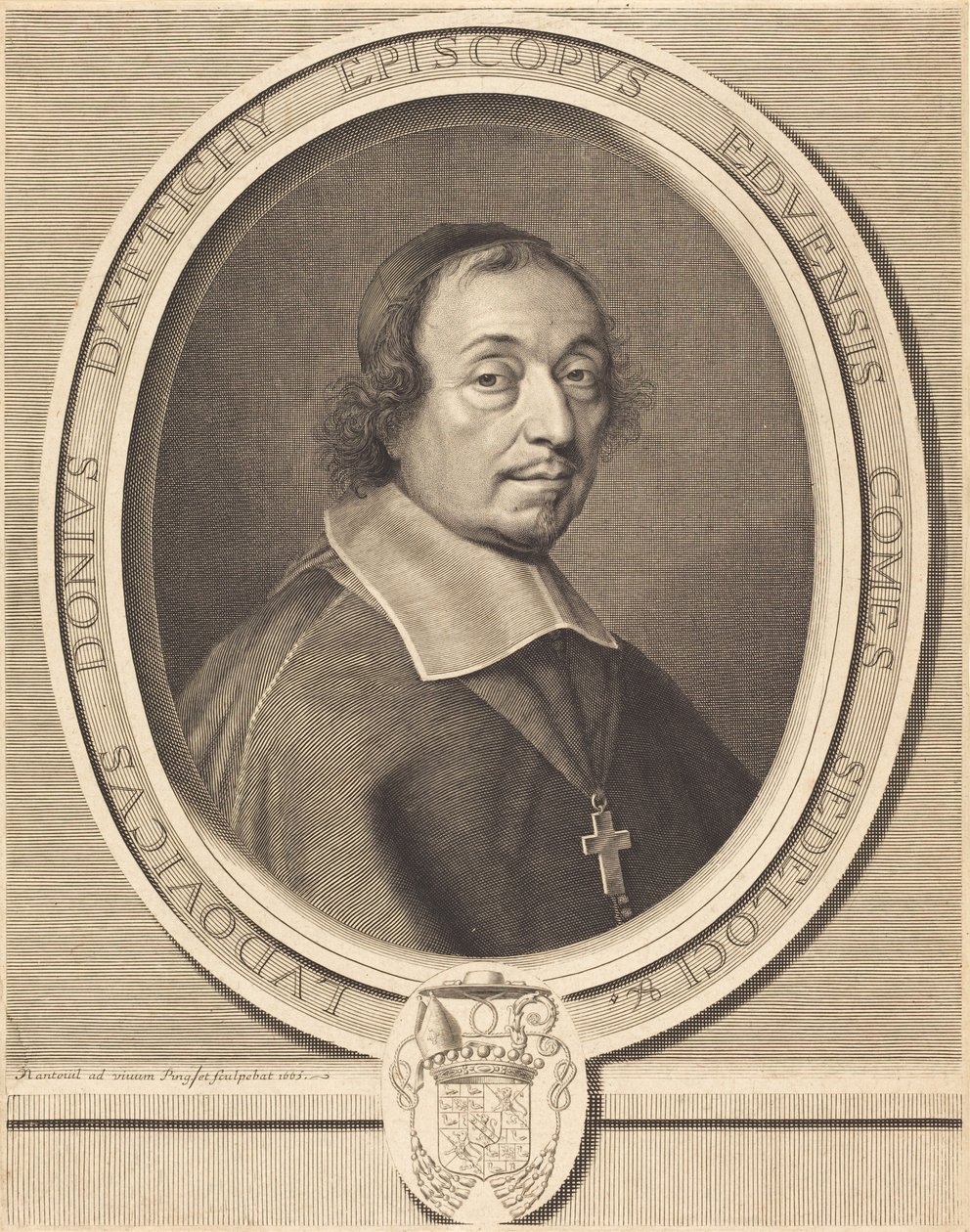 Louis Doni uit Attichy door Robert Nanteuil