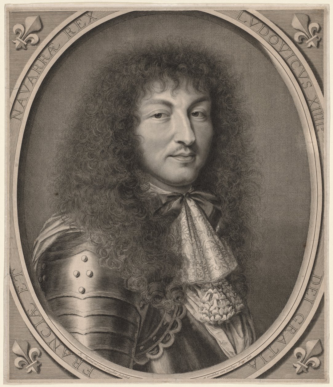 Lodewijk XIV, 1666 door Robert Nanteuil