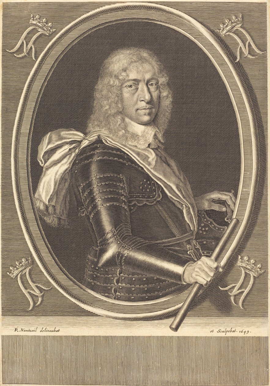 Louis de Bourbon-Vendome, Hertog van Mercoeur door Robert Nanteuil