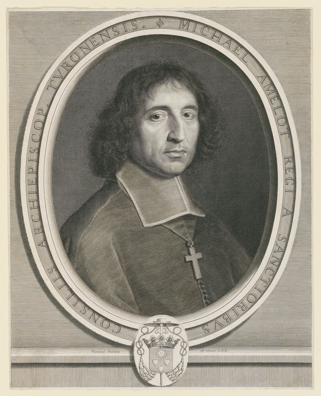 Michel Amelot, aartsbisschop van Tours door Robert Nanteuil