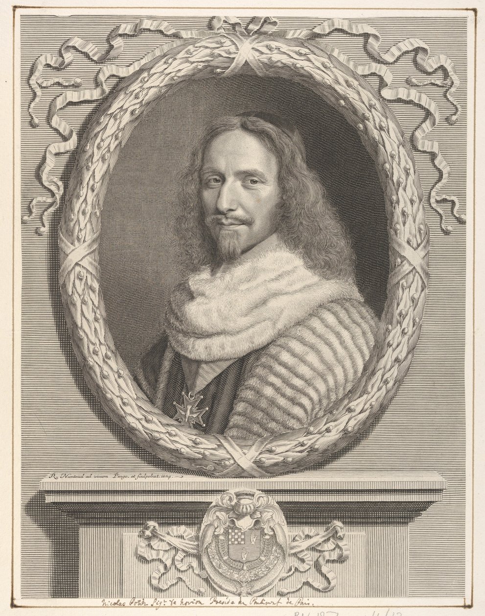 Nicolas Potier de Novion door Robert Nanteuil