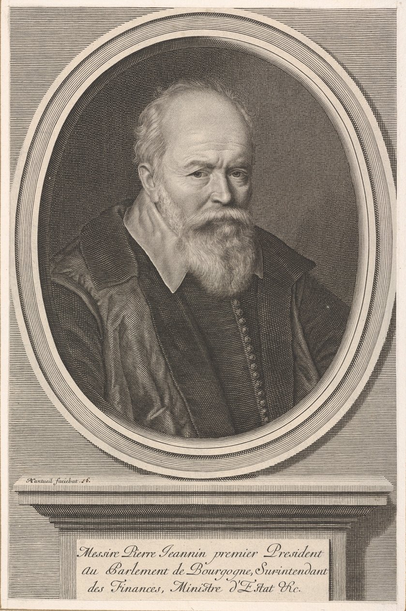 Pierre Jeannin door Robert Nanteuil