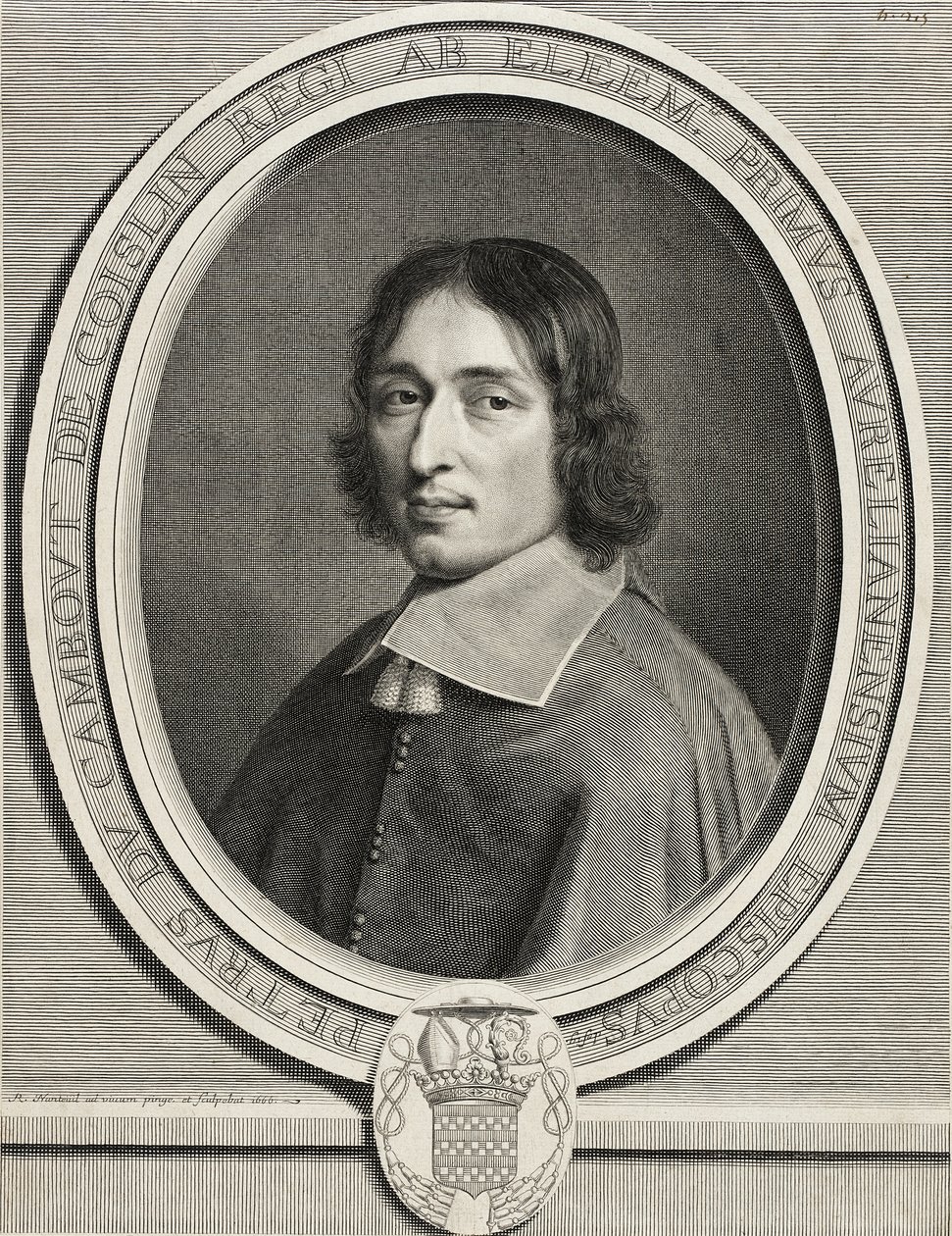 Pierre de Cambout, kardinaal de Coislin door Robert Nanteuil