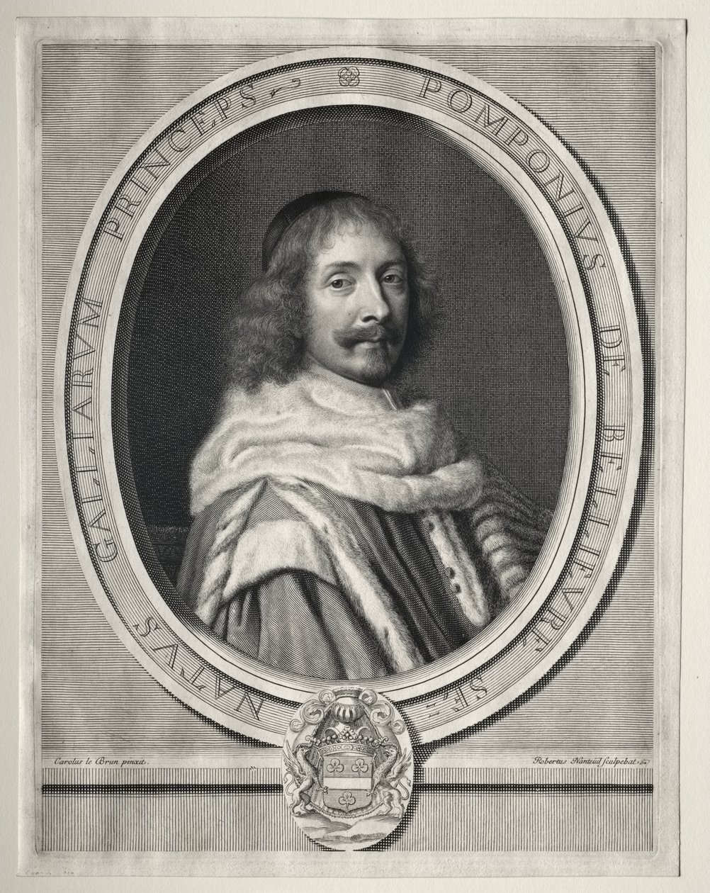 Pompone II de Bellièvre door Robert Nanteuil