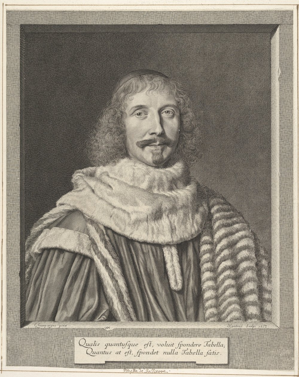 Pompone II de Bellièvre door Robert Nanteuil
