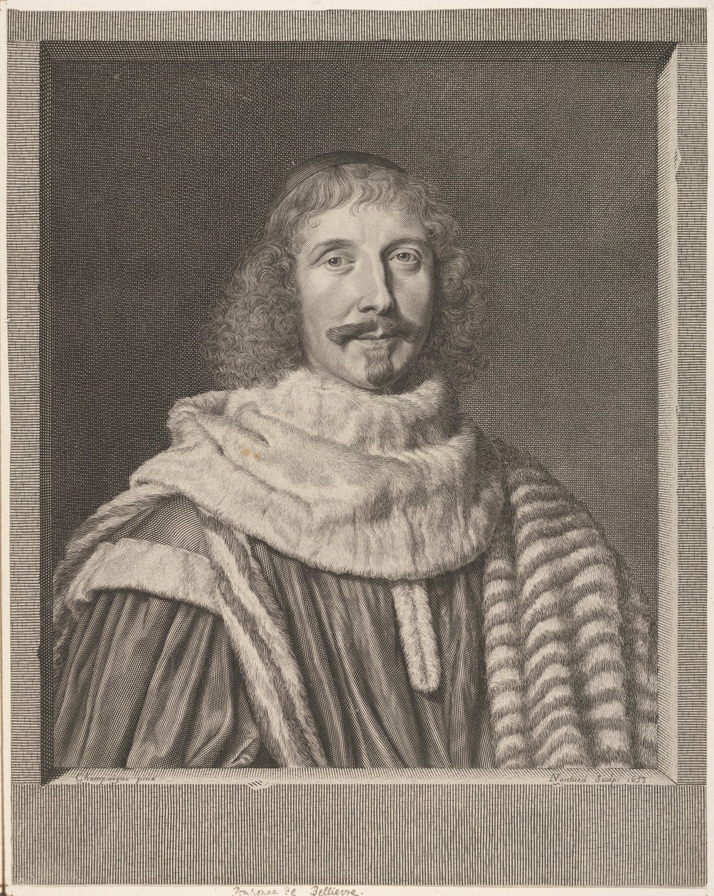 Pompone II de Bellièvre door Robert Nanteuil