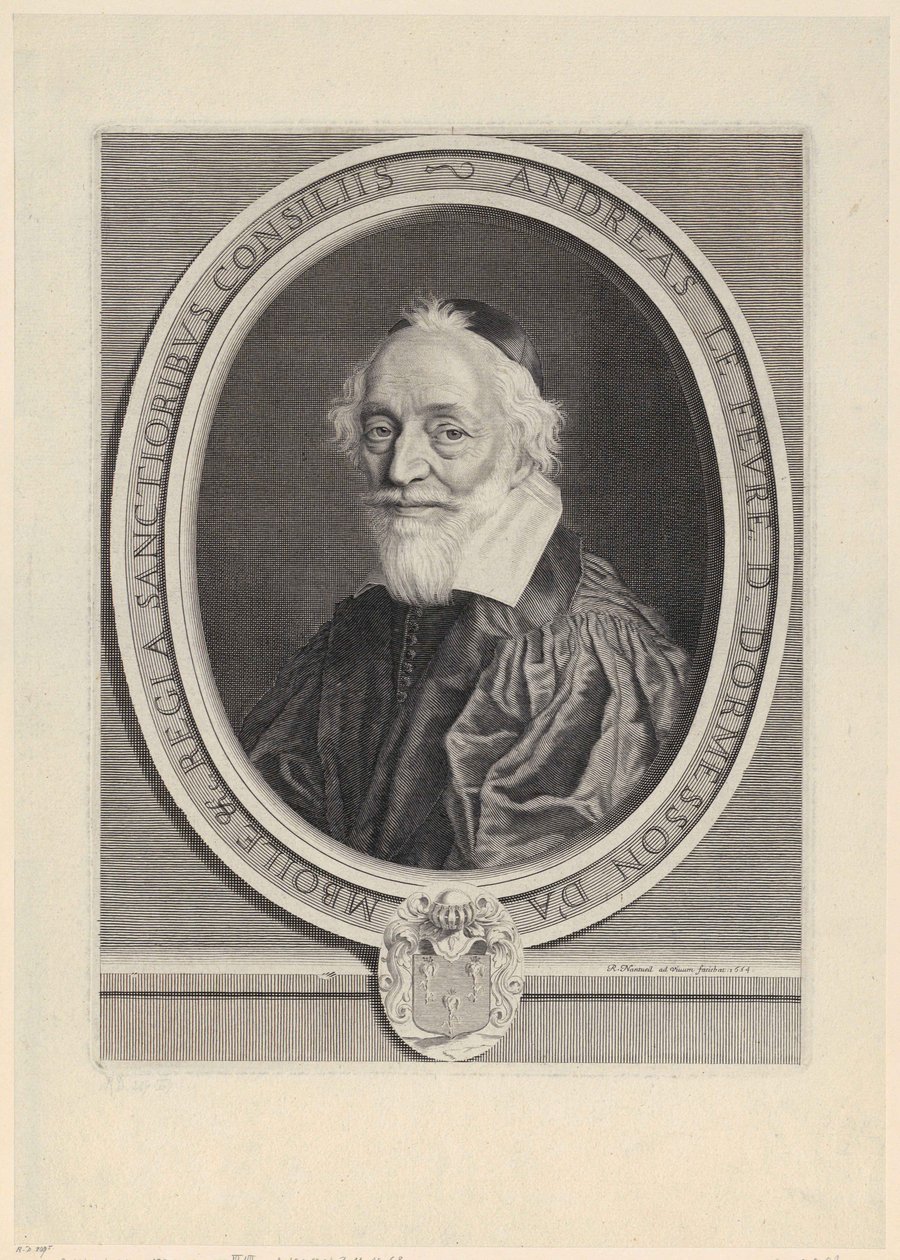 Portret van André Le Fèvre d