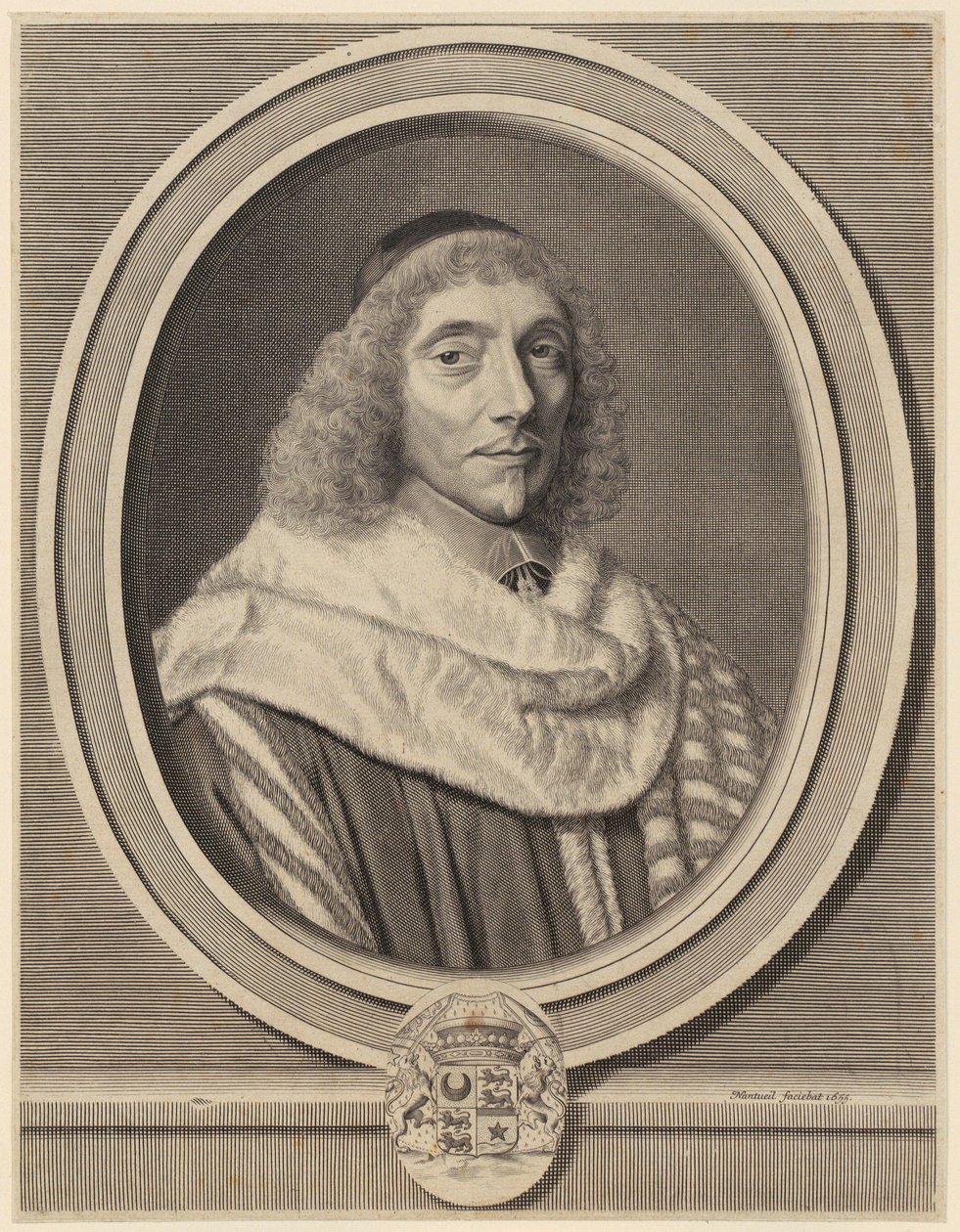 Portret van Jean-Antoine de Mesmes door Robert Nanteuil