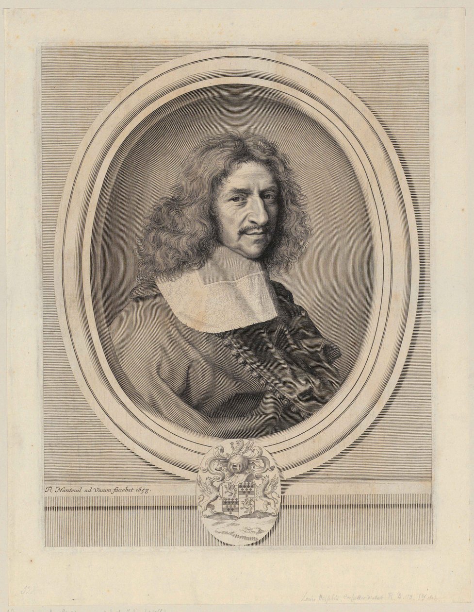 Portret van Louis Hesselin door Robert Nanteuil