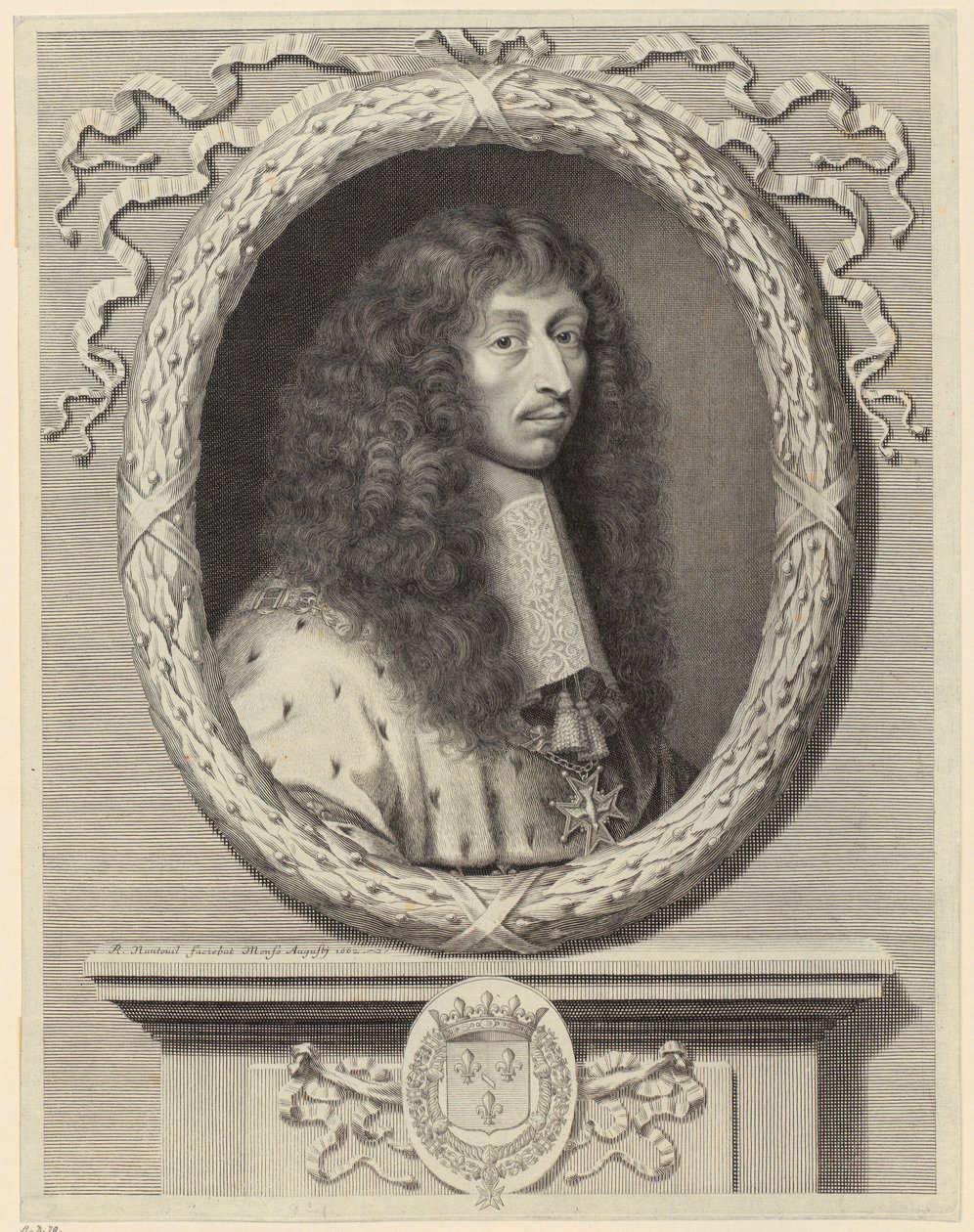 Portret van Lodewijk II de Bourbon, prins van Condé [Le Grand Condé] door Robert Nanteuil